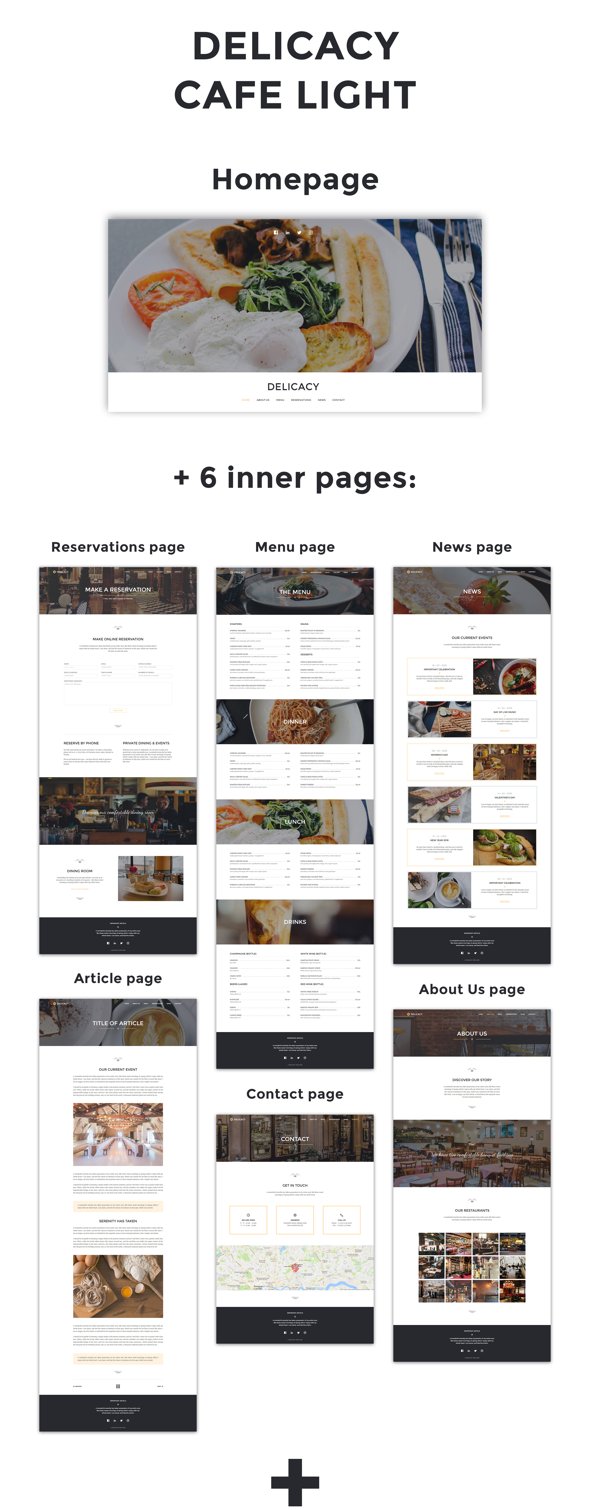 Delicacy - Bistro, Cafe and Restaurant Responsive Muse Template - 6