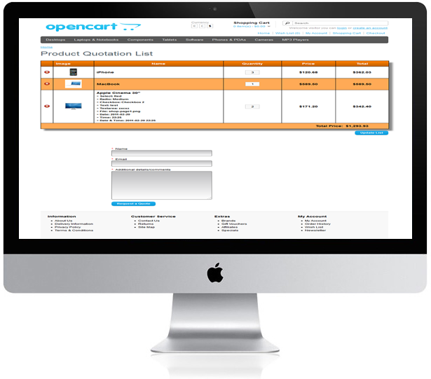 OpenCart Request a Quote - 12