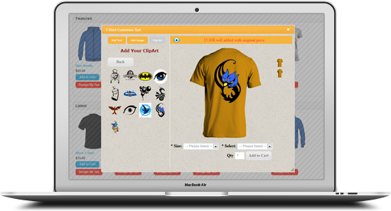 OpenCart Custom T-Shirt Design - 12