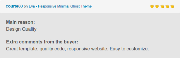 Eva - Responsive Minimal Ghost Theme - 3