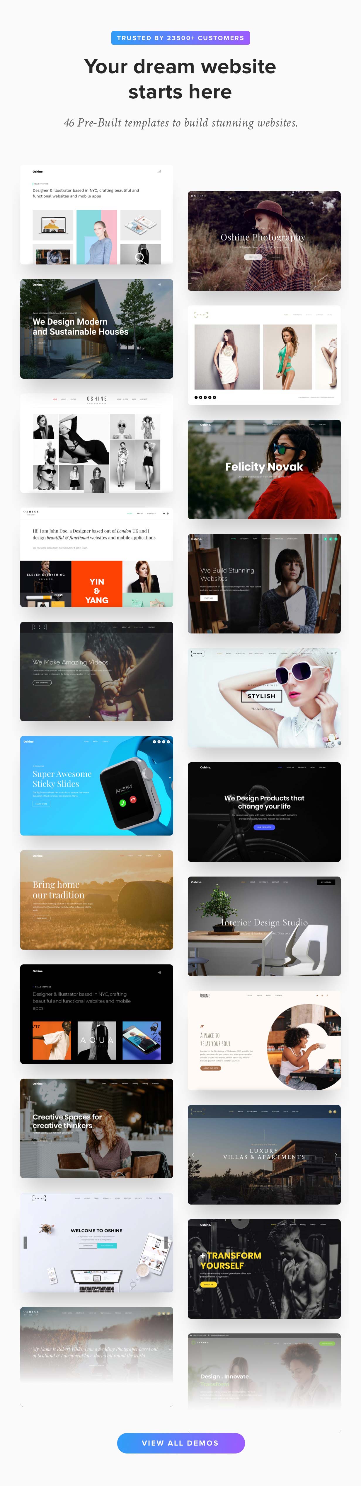 Oshine - Best Creative theme for WordPress