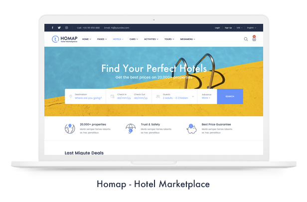 Travel Booking WordPress Theme - 10