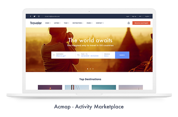 Travel Booking WordPress Theme - 11