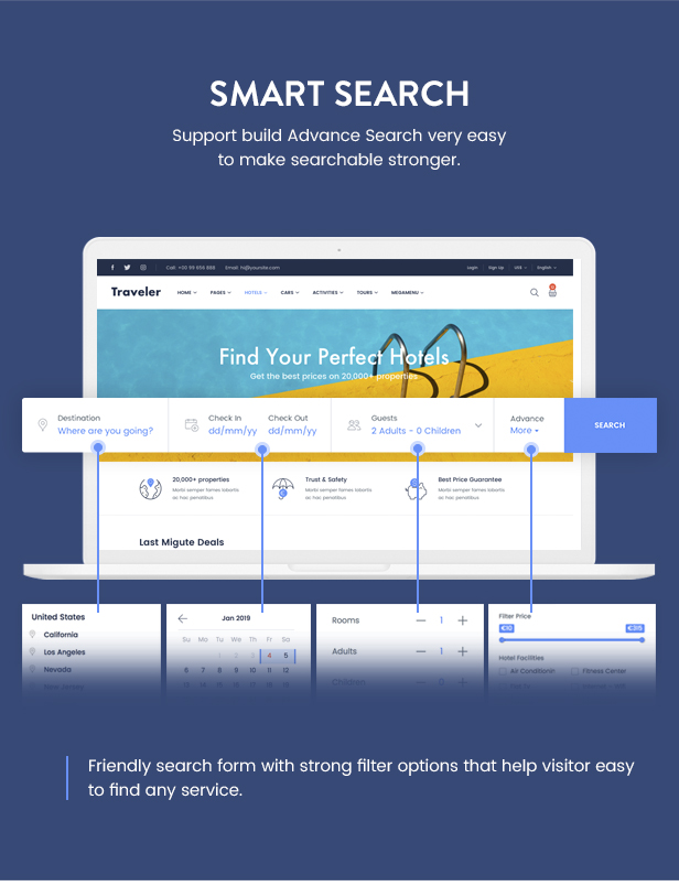Travel Booking WordPress Theme - 23