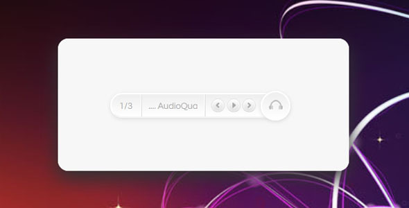 HTML5 Music Player with 3 CSS3 Skins