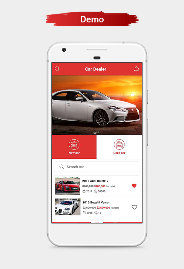 Car Dealer Native Android Application - Java - 2