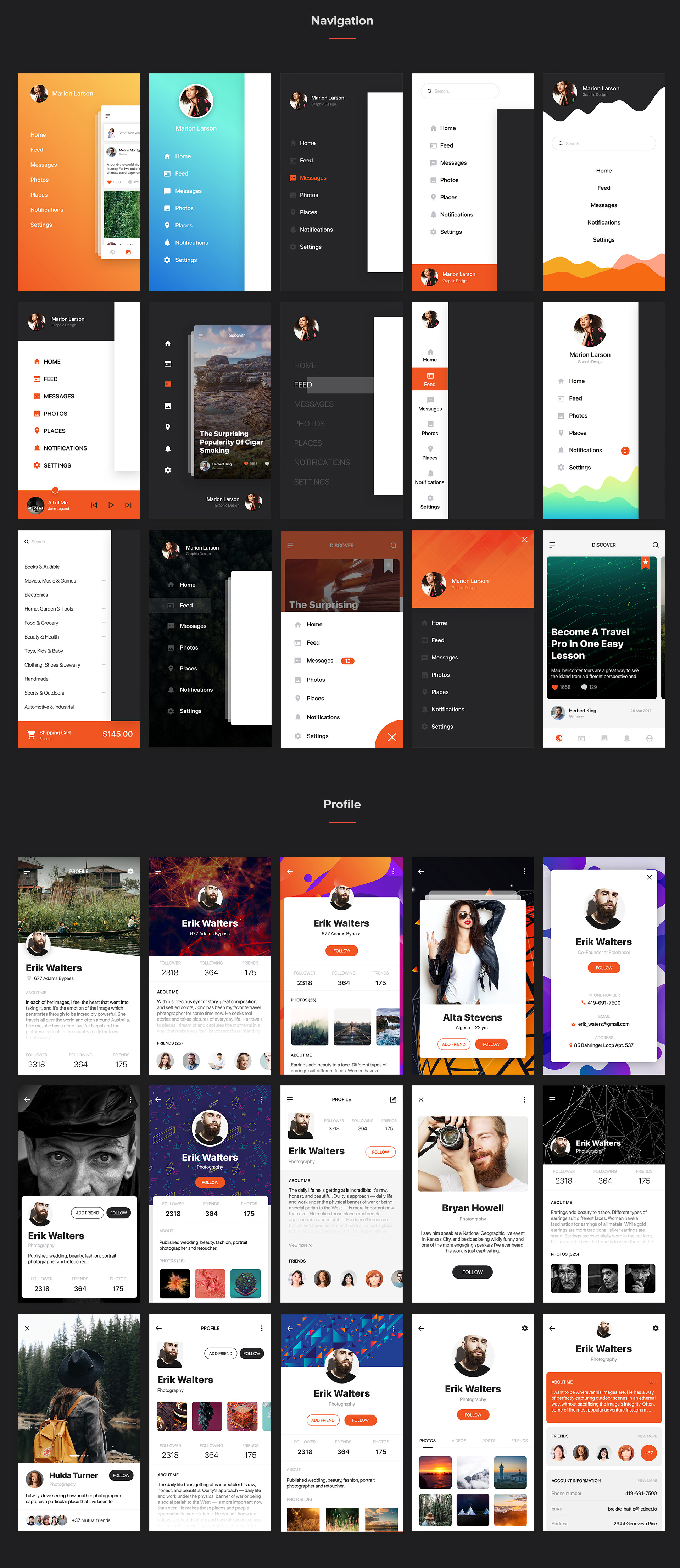 Mocha Mobile UI Kit - 4