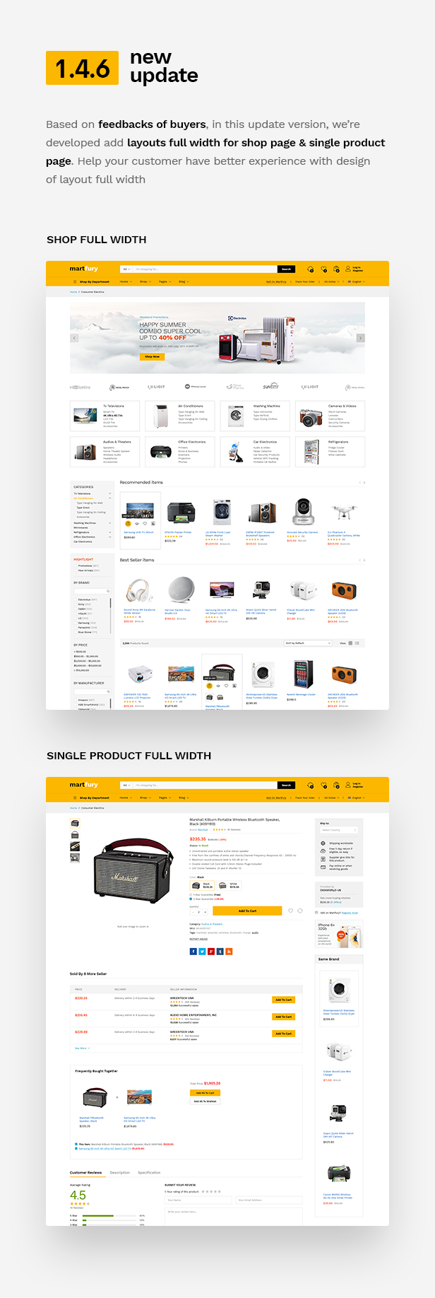 Martfury - WooCommerce Marketplace WordPress Theme - 10