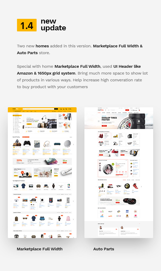 Martfury - WooCommerce Marketplace WordPress Theme - 11