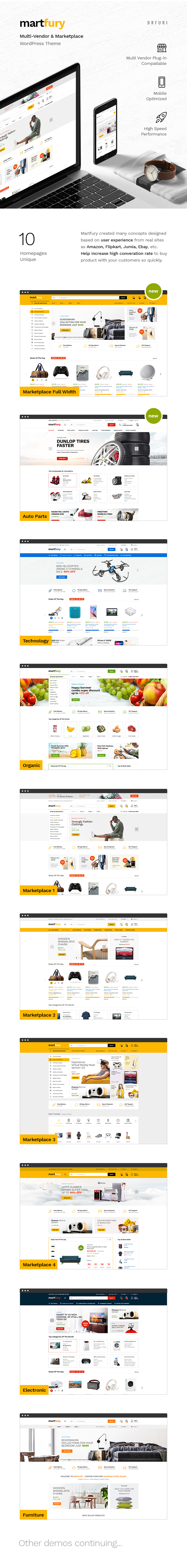 Martfury - WooCommerce Marketplace WordPress Theme - 14