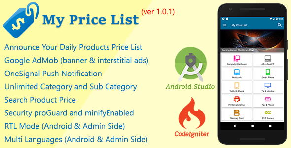 My Price List