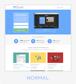 MYCourse - Pagewiz eCourse Landing Pages Pack - 3