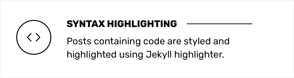 Syntax Highlighting