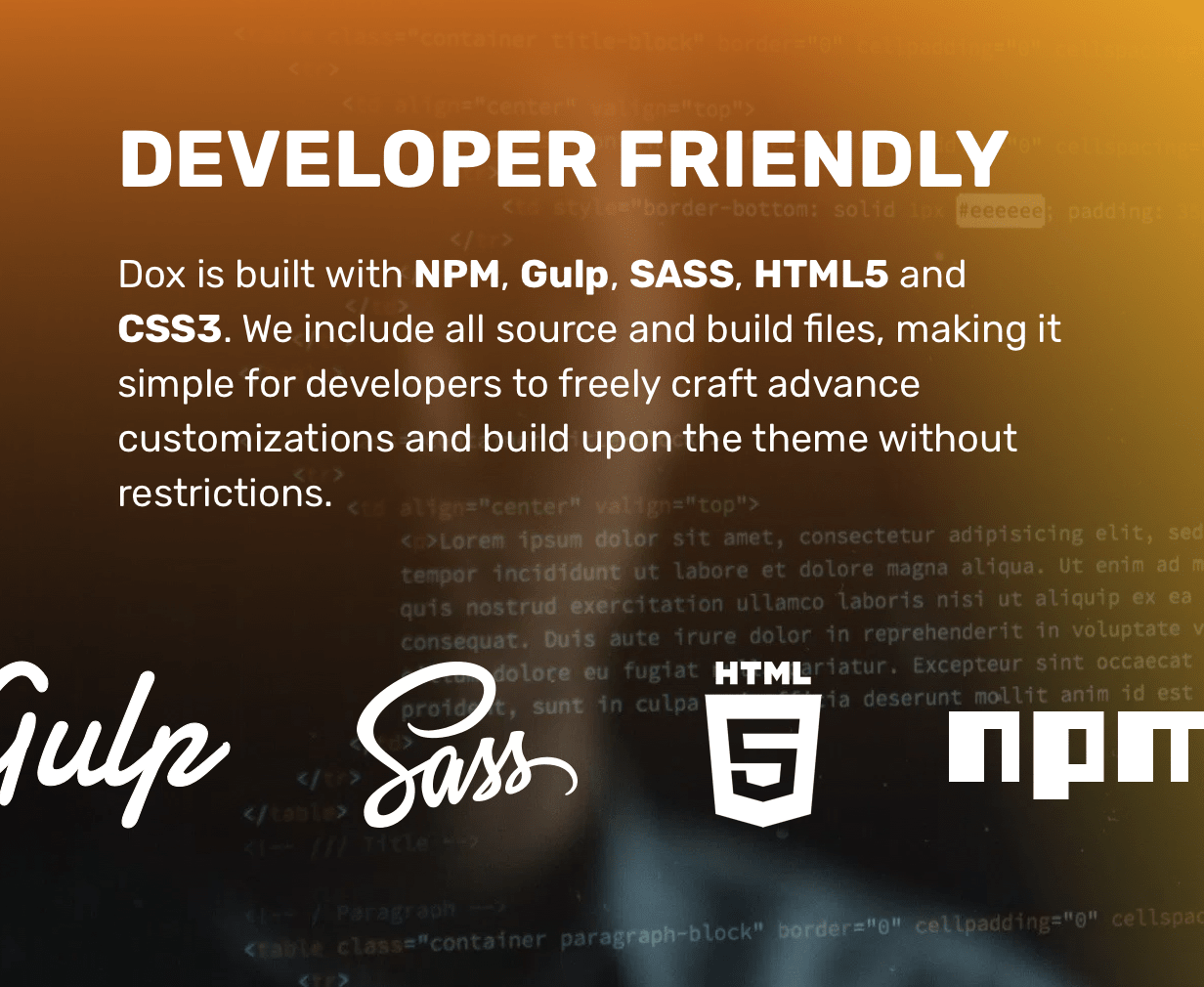 Developer Friendly