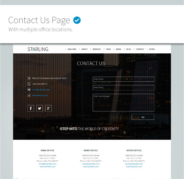 Starling | Multipurpose Adobe Muse Template - 19