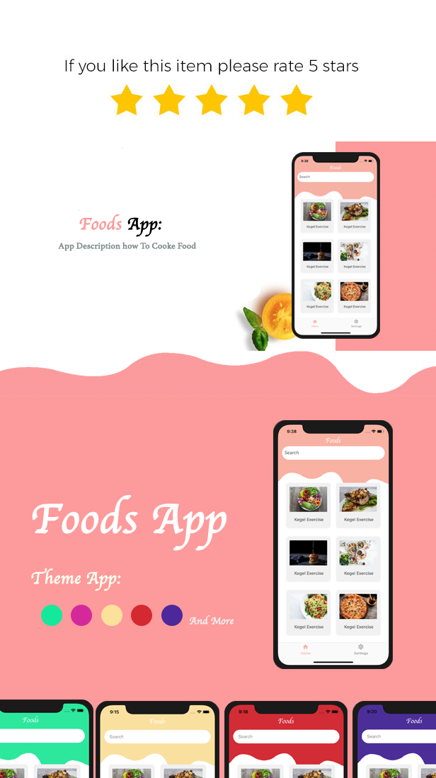 Foods |  Multipurpose React native - 1