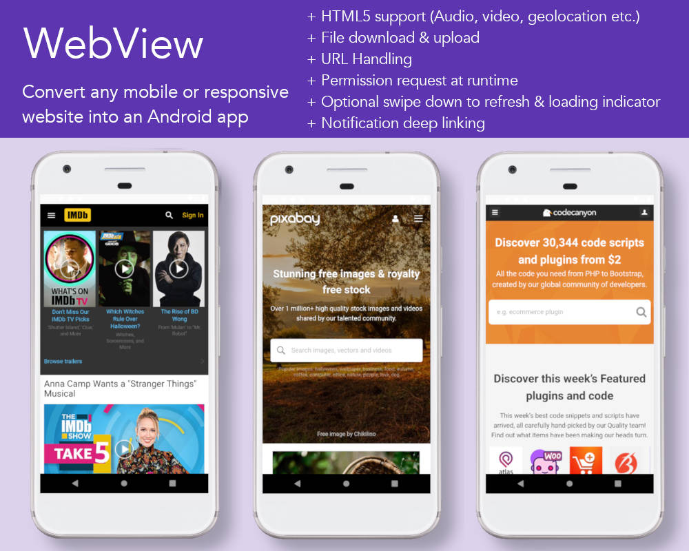 Android App Builder - WebView, WordPress, YouTube & much more - 2