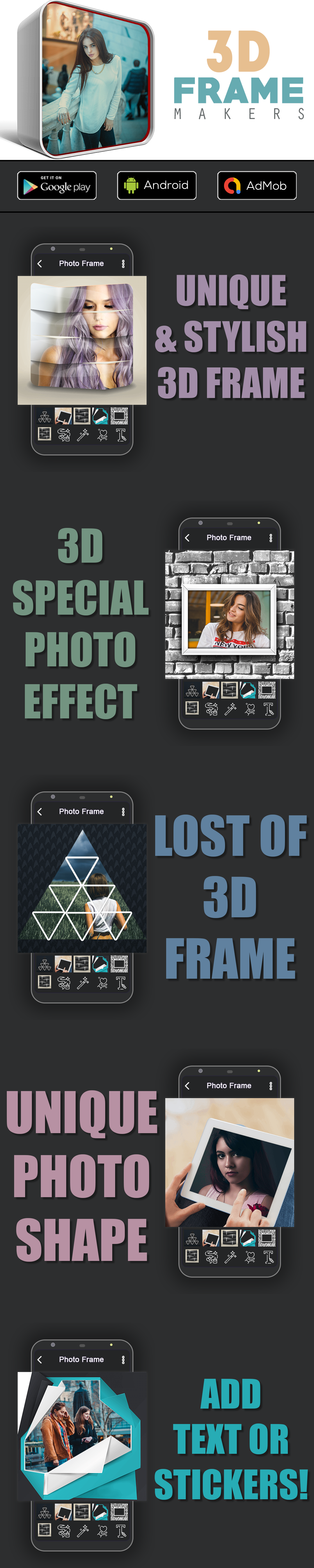 3D Photo Maker - 3D PhotoEditor - 1