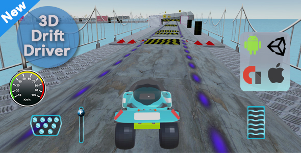 3D Simulator Drift Driver (Unity 3D Game)