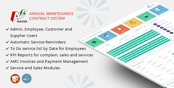 AMC Master – Annual Maintenance Contract Management System