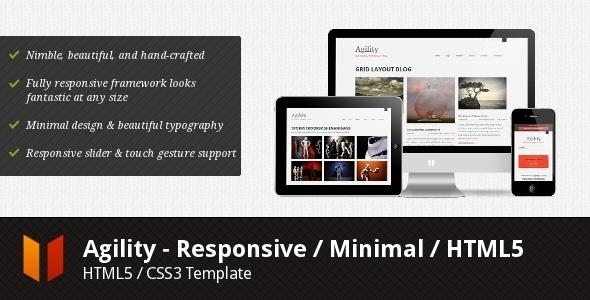 Agility - Responsive / Minimal / HTML5