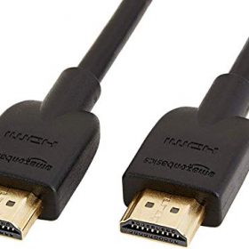 AmazonBasics High-Speed ​​HDMI Cable, 3 Feet - Supports Ethernet, 3D, 4K video, Black