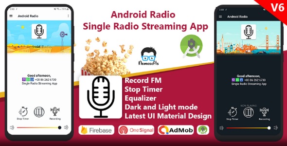 Android Radio - Single Radio Streaming App