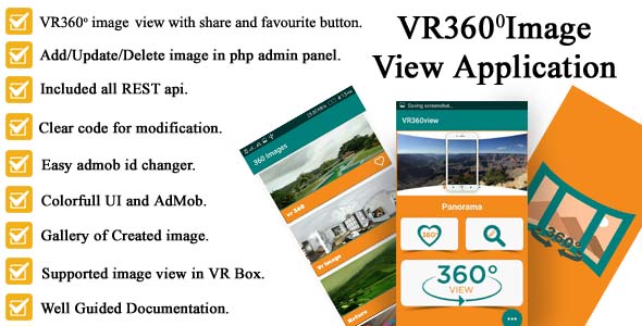 Android VR360view Application Full Source code With ADMOB And PHP Admin Panel