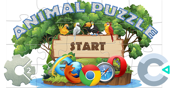 Animal Puzzle HTML5 Game