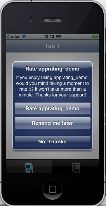 App Rating Module