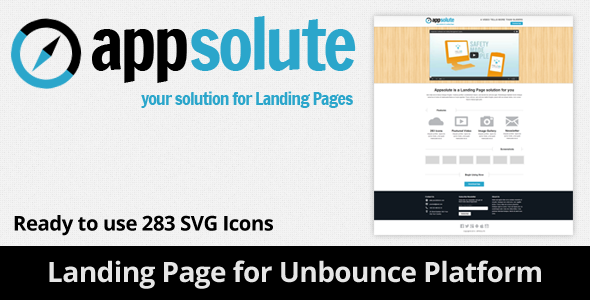 Appsolute - Landing Page for Unbounce