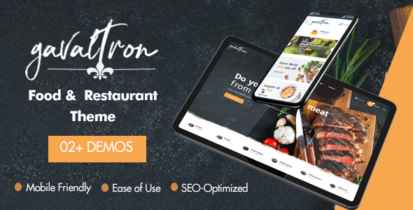 At Galvatron Food PrestaShop Theme for Restaurant & Grocery