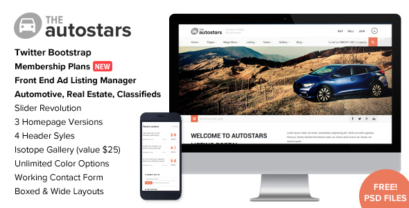 Auto Stars - Car Dealership and Listings WP Theme