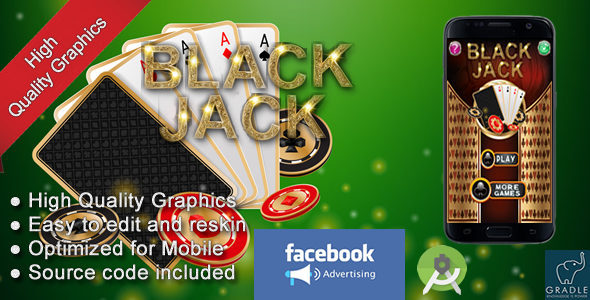 BLACKJACK 21 V2 (Facebook Ads + Android Studio)