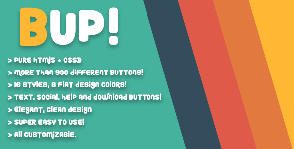 BUP! - Animated Shortcode CSS Buttons