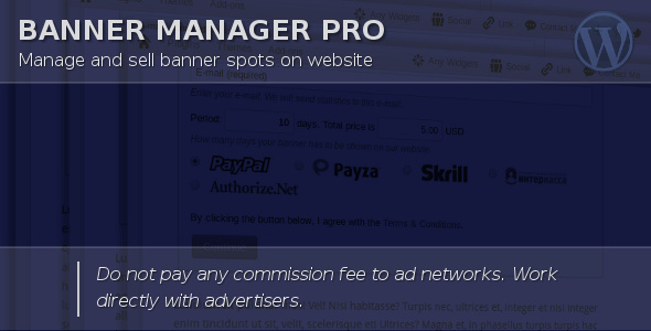 Banner Manager for WordPress