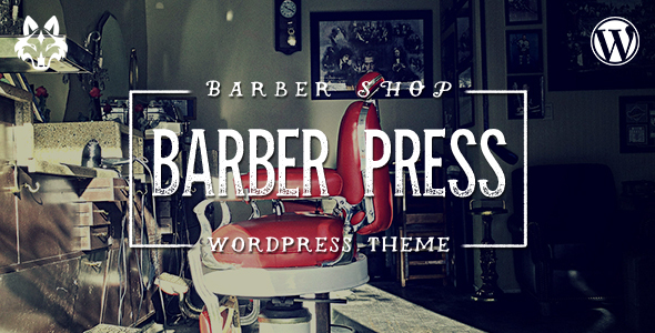 BarberPress - Salon WordPress Theme