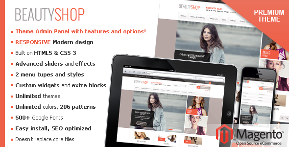 BeautyShop – Responsive Magento theme!