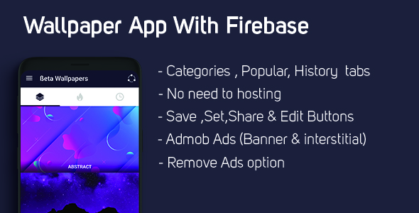 Beta Wallpapers - Wallpaper App With Firebase