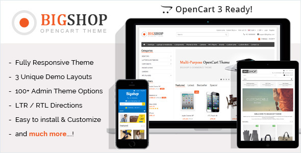 Bigshop - Responsive OpenCart Theme