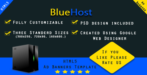 BlueHost - HTML5 Ad Template