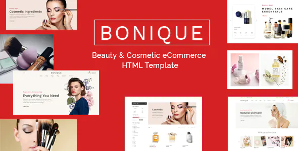 Bonique - Beauty & Cosmetic eCommerce HTML Template