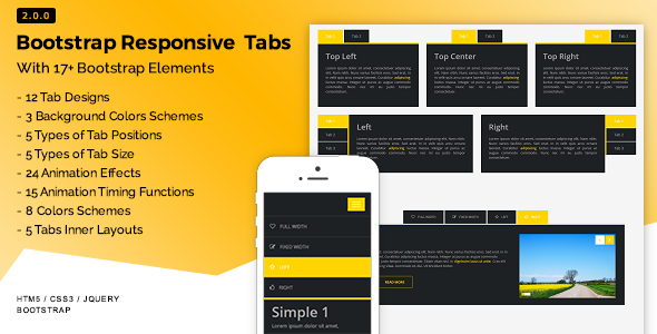 Bootstrap Responsive Tabs