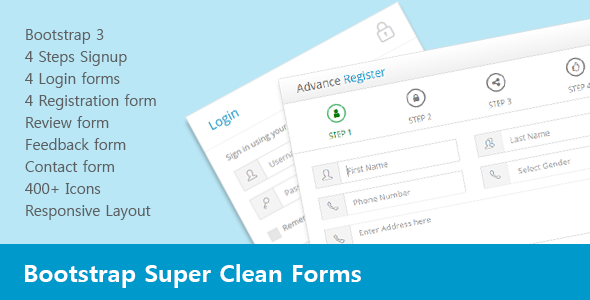 Bootstrap Super Clean Forms
