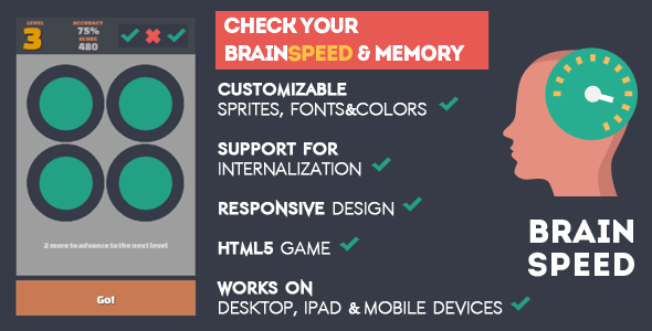 BrainSpeed - HTML5 game