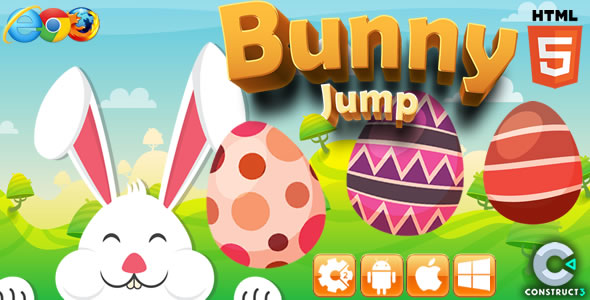 Bunny Jump - HTML5 Game (CAPX)