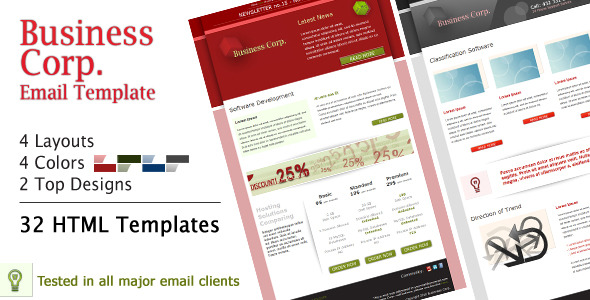 Business Corp. Newsletter - Email Template