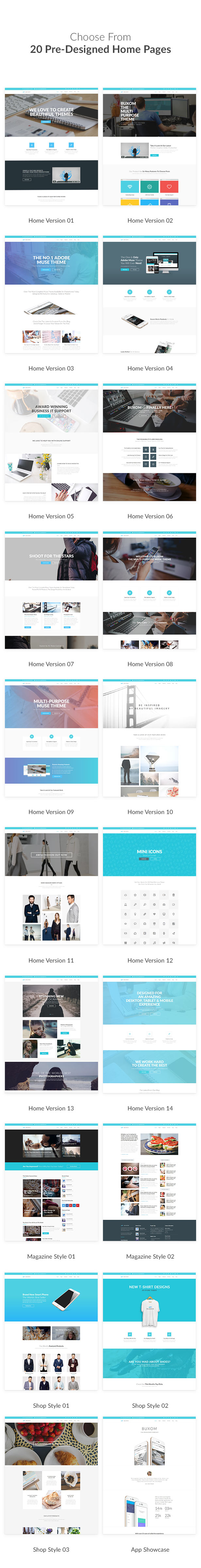 Buxom - Responsive Multi-Purpose Muse Template - 2