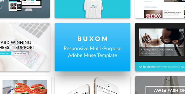 Buxom - Responsive Multi-Purpose Muse Template