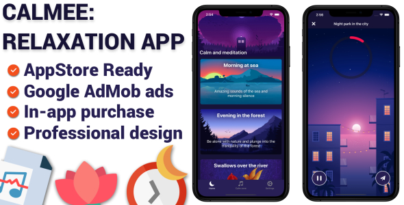 Calmee: relaxation - iOS Application